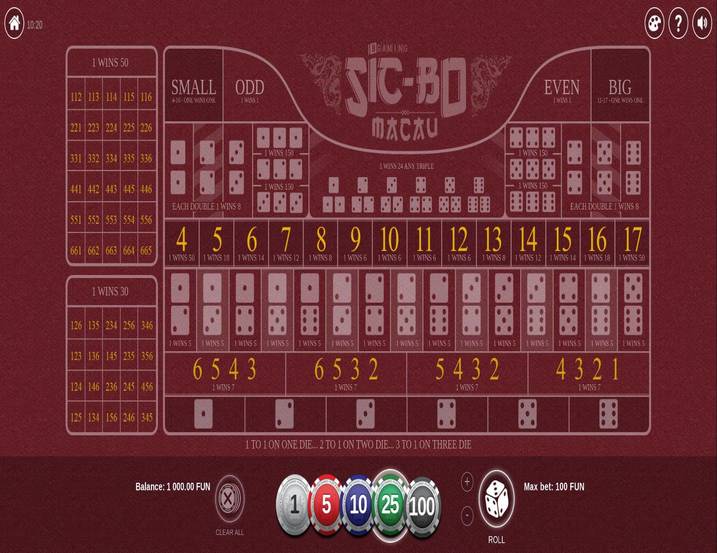 Sic Bo Macau