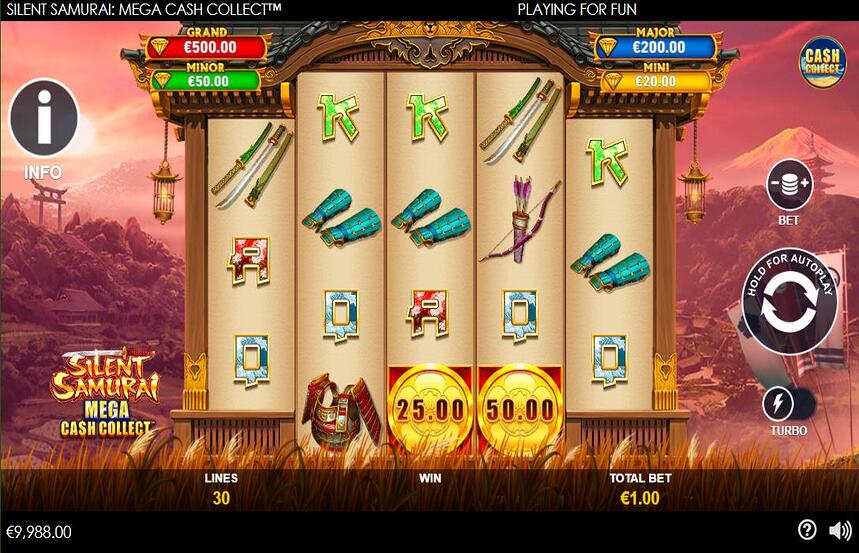 Silent Samurai Mega Cash Collect