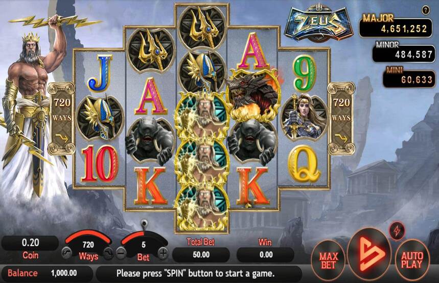 SimplePlay Gaming Zeus