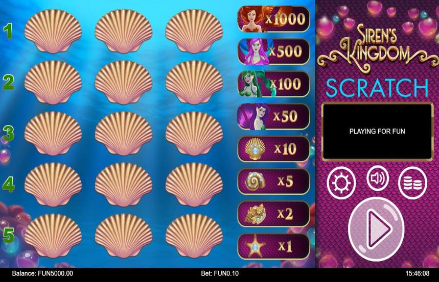 Sirens Kingdom Scratch