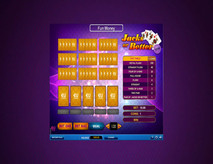 Skill On Net Jacks or Better 10 Hand