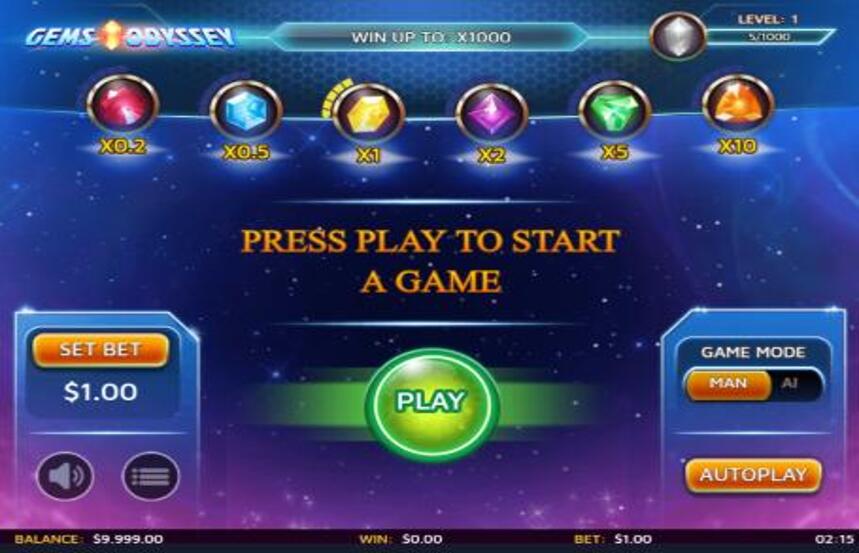 Skillzz Gaming Gems Odyssey