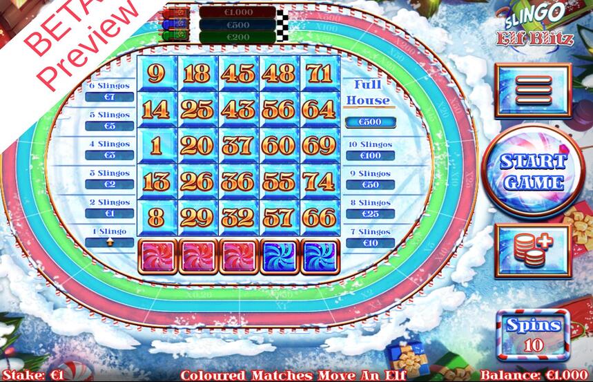 Slingo Elf Blitz