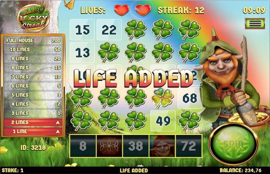 Slingo Lucky Streak