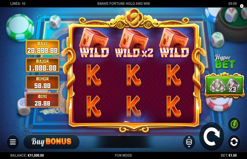 Snake Fortune Hold and Win