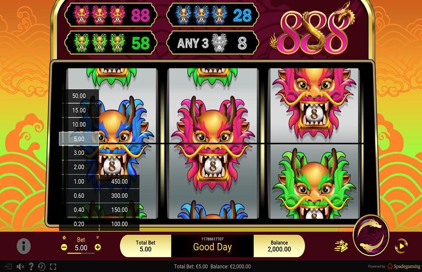 Spadegaming 888