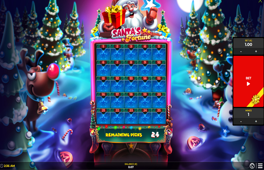 Spin2Win Santas Fortune