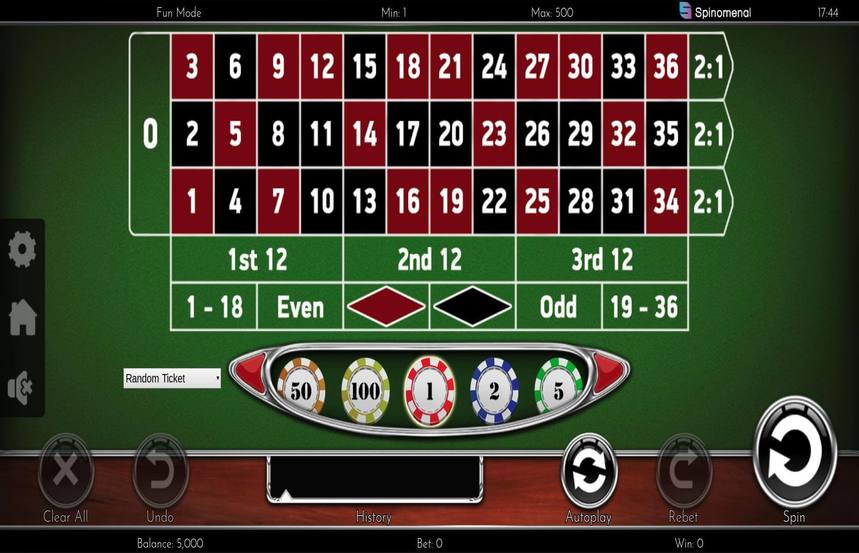 Spinomenal European Roulette