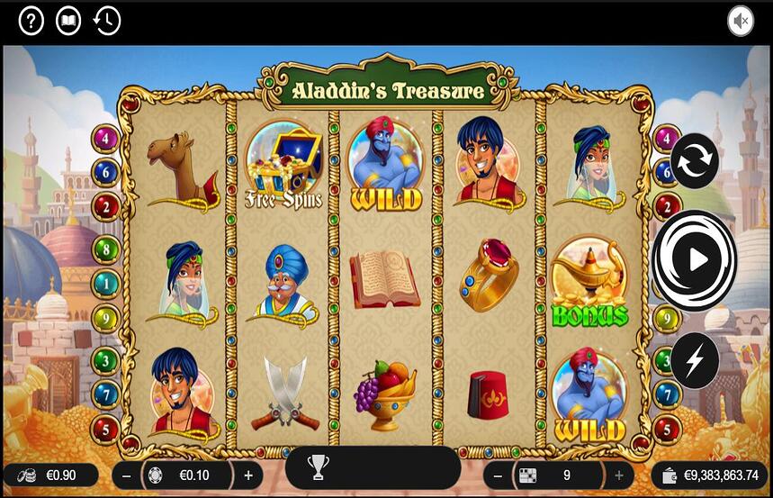 Spinoro Aladdins Treasure
