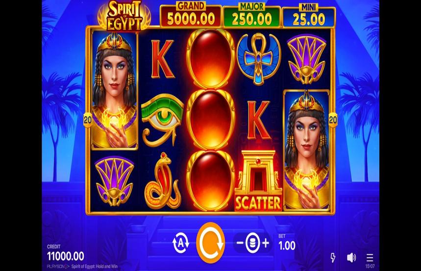 Spirit of Egypt Hold and Win