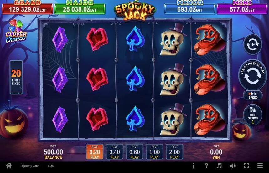 Spooky Jack Clover Chance