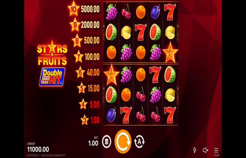 Stars and Fruits Double Hit