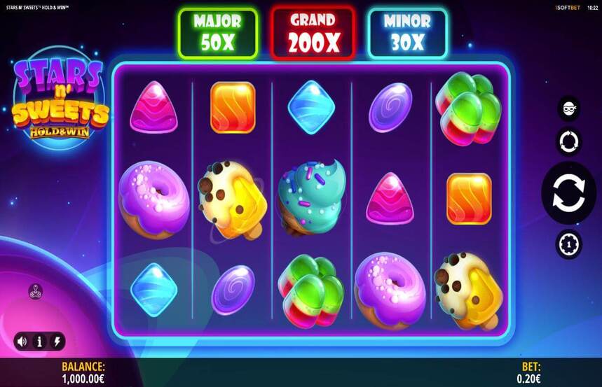 Stars n Sweets Hold and Win