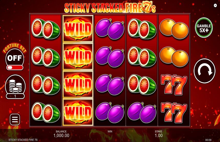 Sticky Stacked Fire 7s