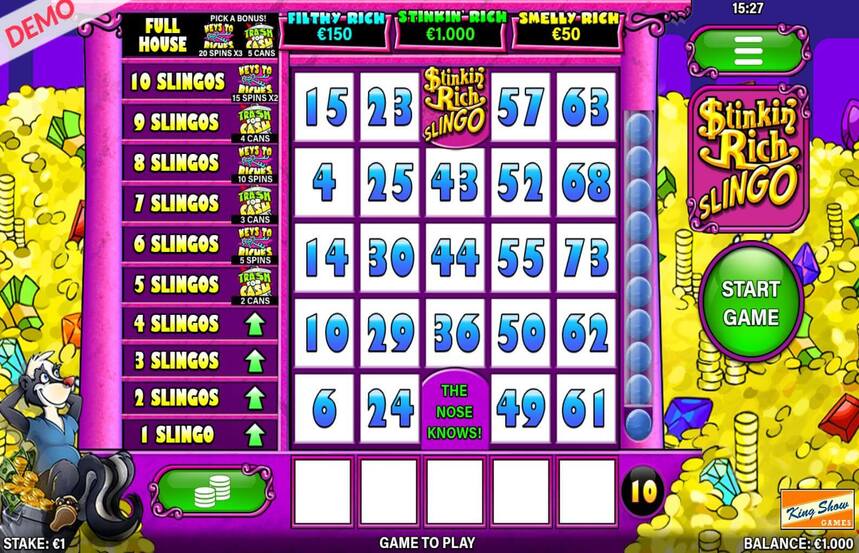Stinkin Rich Slingo
