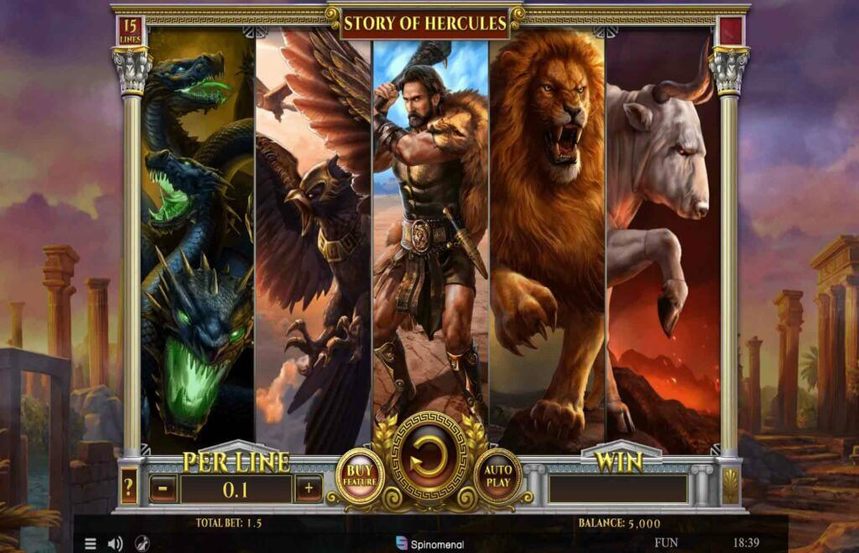 Story of Hercules 15 Lines