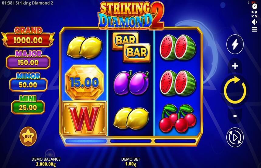 Striking Diamond 2 Running Wins