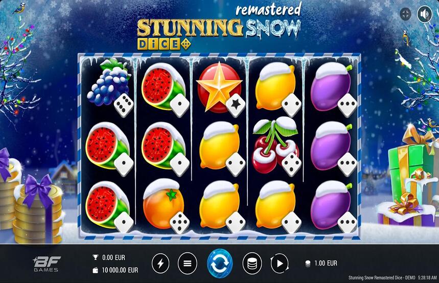 Stunning Snow Remastered Dice