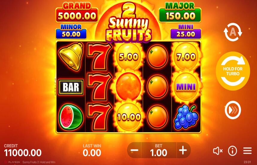 Sunny Fruits 2 Hold and Win