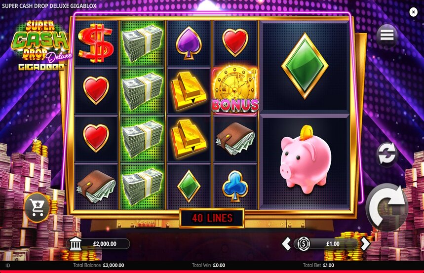 Super Cash Drop Deluxe Gigablox