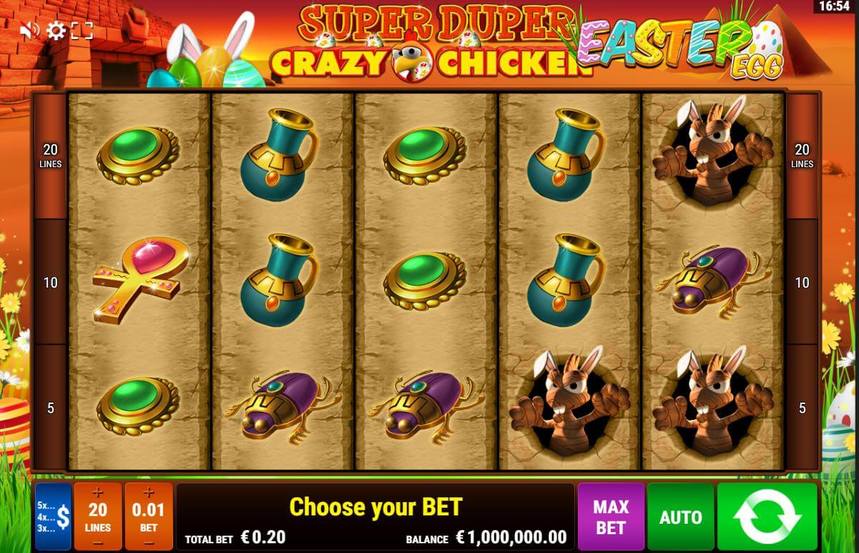 Super Duper Crazy Chicken Easter Egg
