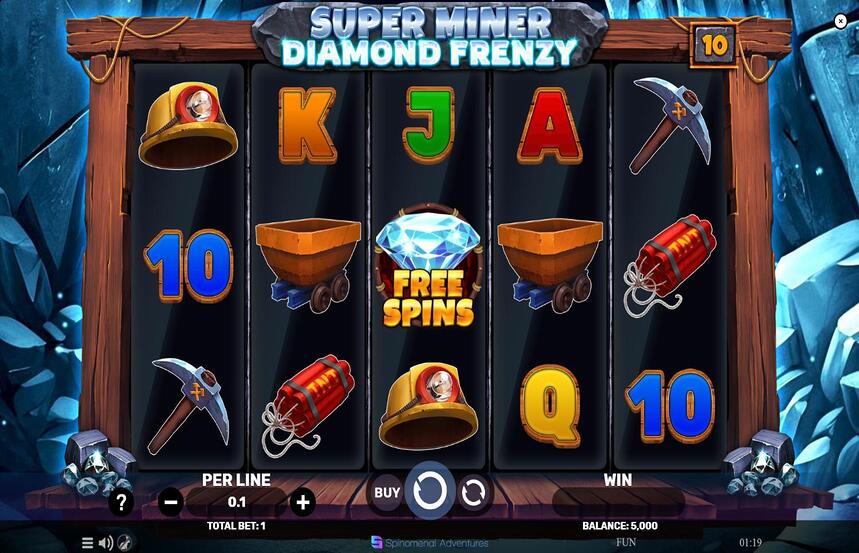 Super Miner Diamond Frenzy