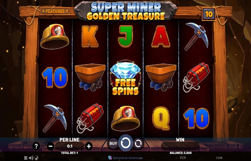 Super Miner Golden Treasure