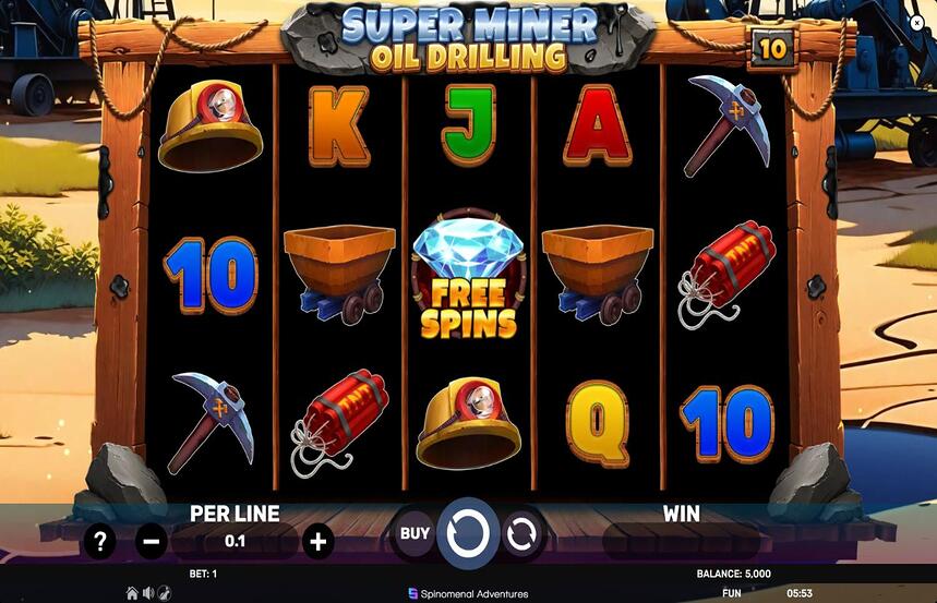 Super Miner Oil Drilling