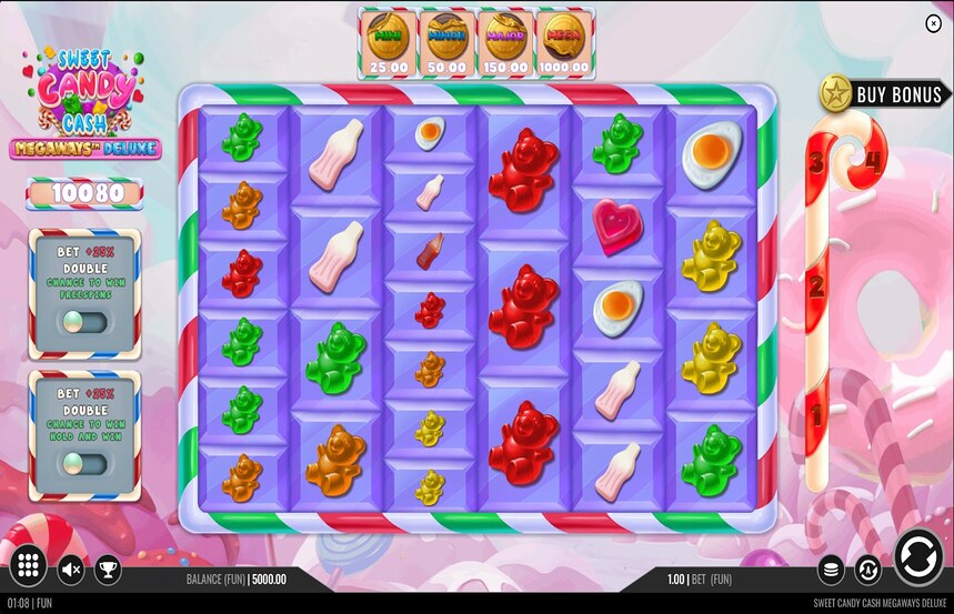 Sweet Candy Cash Megaways Deluxe