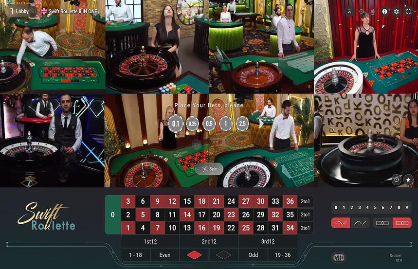 Swift Roulette 8 IN ONE