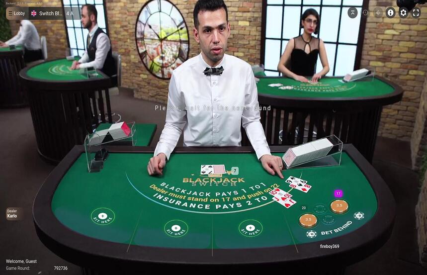Switch Blackjack 4 A