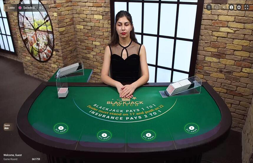 Switch Blackjack 4 C