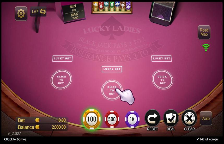TaDa Gaming Blackjack Lucky Ladies
