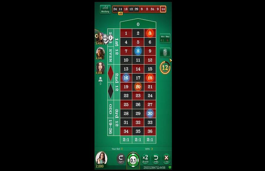 TaDa Gaming European Roulette