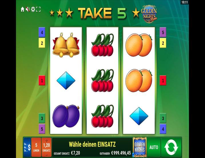 Take 5 Golden Nights