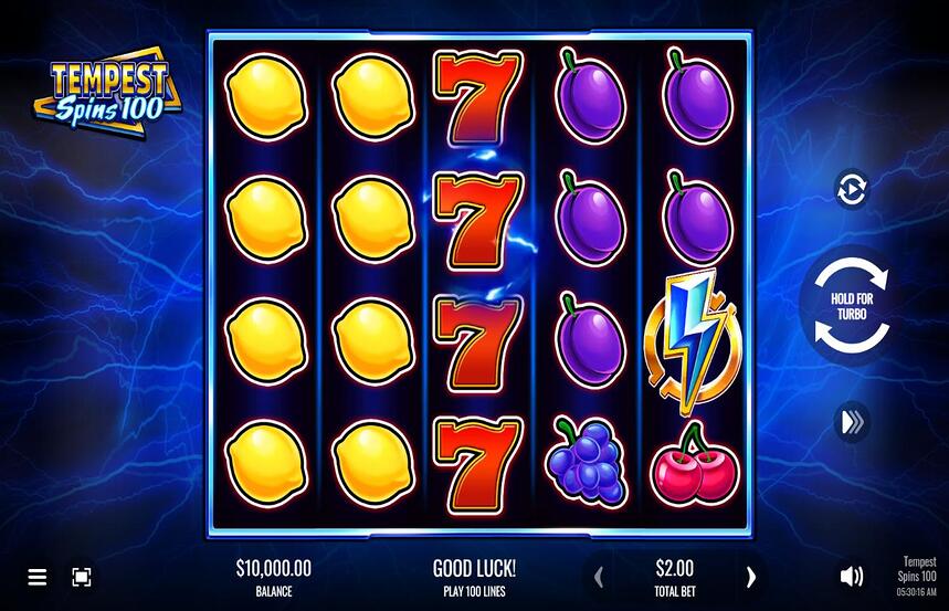 Tempest Spins 100