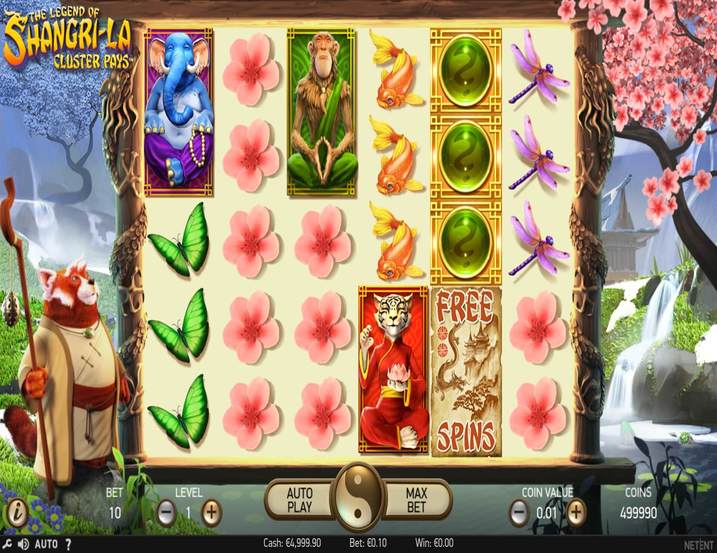 The Legend of Shangri La Cluster Pays