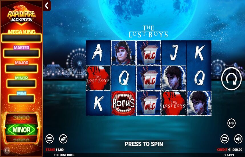 The Lost Boys Rapid Fire Jackpots
