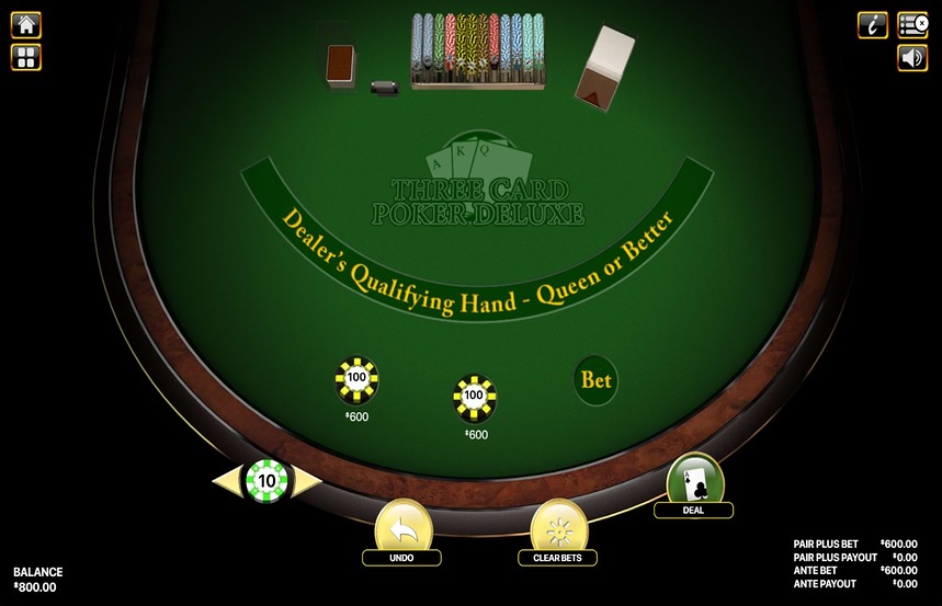 Three Card Poker Deluxe
