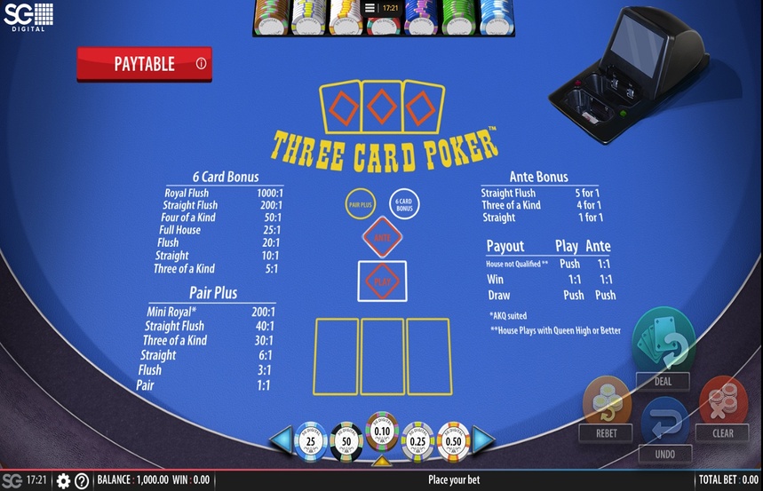 Three Card Poker Dual