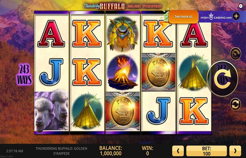 Thundering Buffalo Golden Stampede