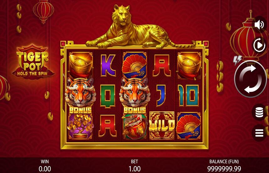 Tiger Pot Hold the Spin