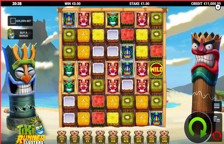 Tiki Runner Clusters