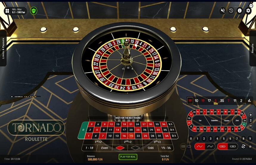 Tornado Roulette