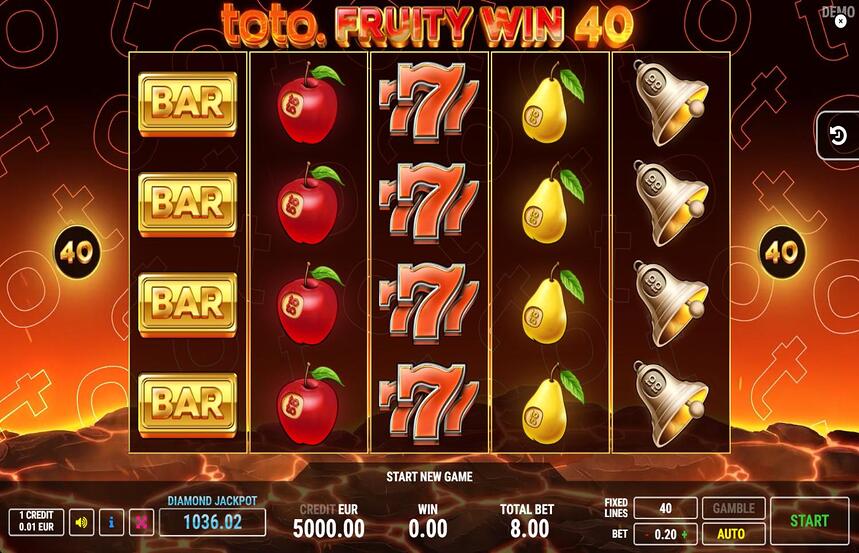Toto Fruity Win 40