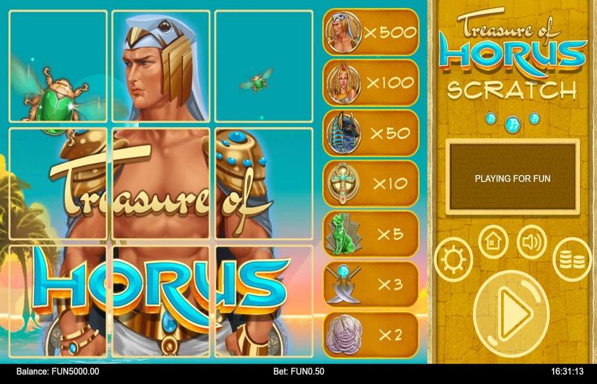 Treasure of Horus Scratch