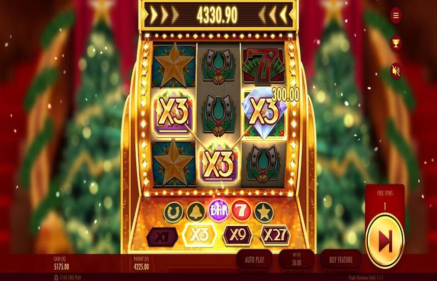 Triple Christmas Gold