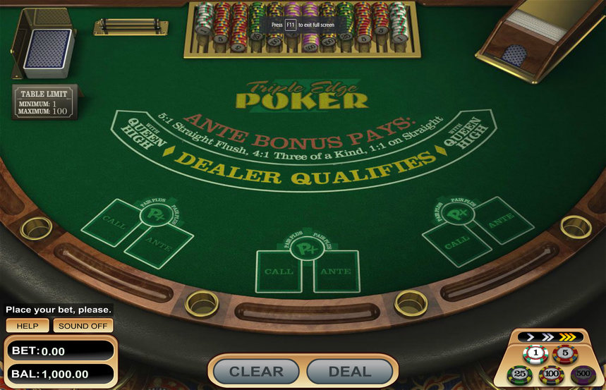Triple Edge Poker
