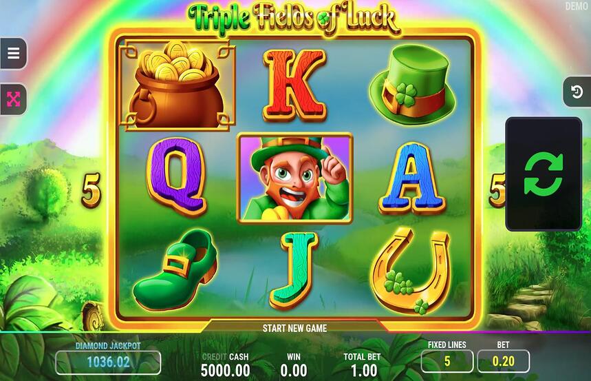 Triple Fields of Luck