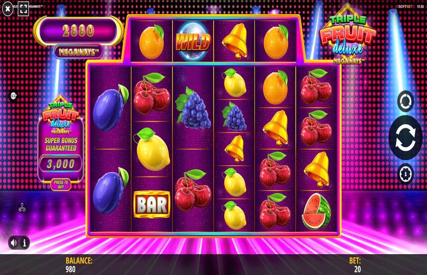 Triple Fruit Deluxe Megaways